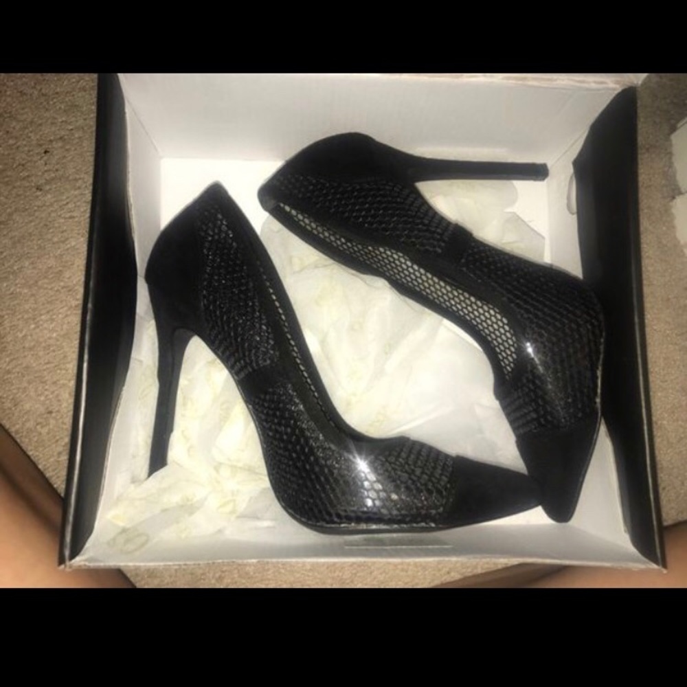 Black high heels